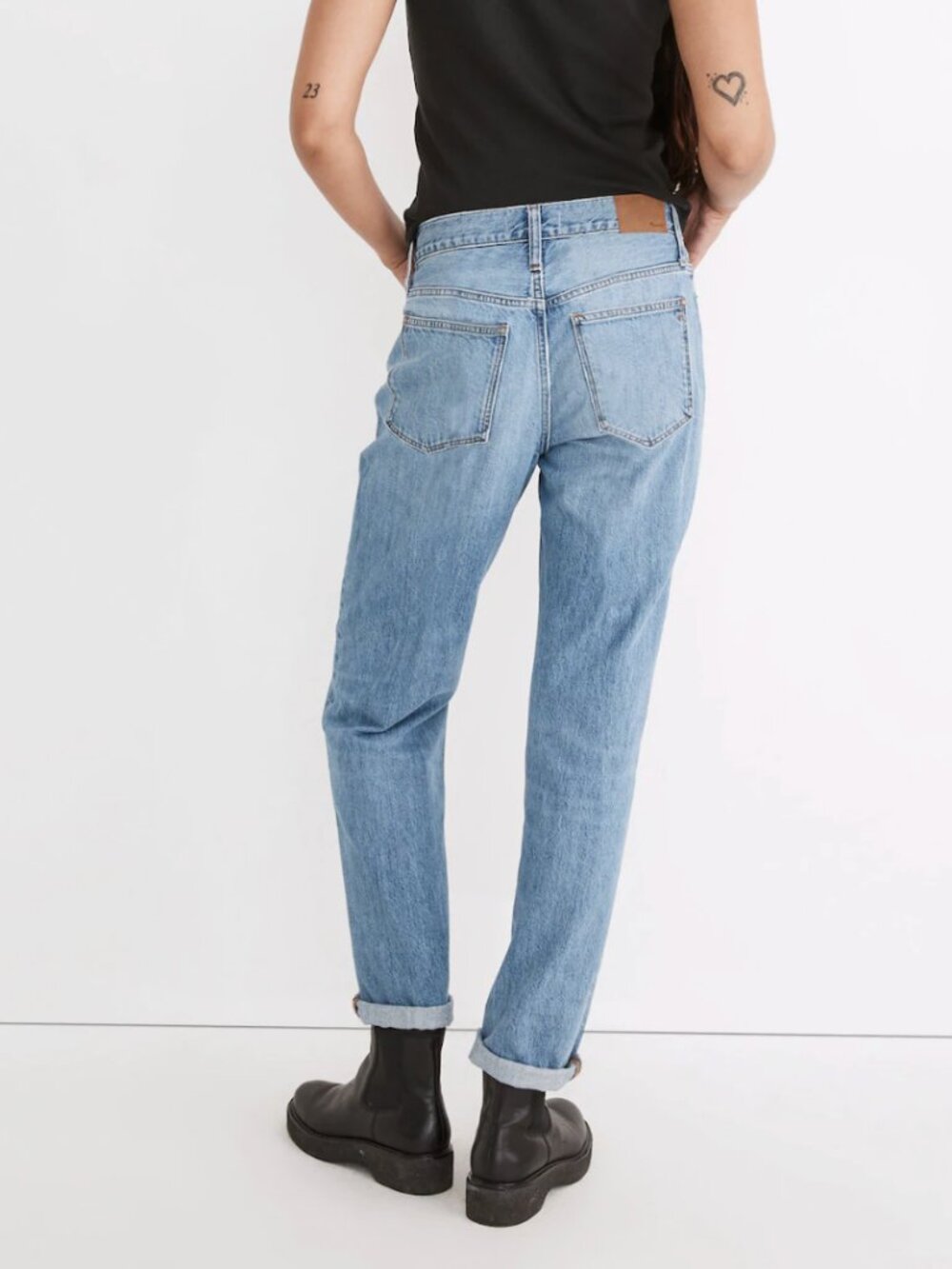 Madewell The Slouchy Boyjean in Riverspring Wash Sz 28 - Picture 4 of 16